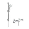 Hansgrohe Croma Select S Glijstangset - croma select s vario handdouche 65cm - Ecostat Comfort douchekraan - thermostatisch - wit/chroom 0605334