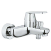 GROHE Eurosmart Cosmopolitan badkraan E met omstel en koppelingen chroom 0437348