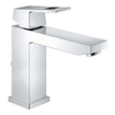 GROHE Eurocube waterbesparende wastafelkraan medium met waste 28mm met temperatuurbegrenzer chroom 0442041