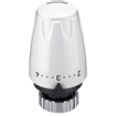 Heimeier thermostaatkop DX RAL 9016 M30x1.5 met energielabel A (Tell) verkeerswit 7500876
