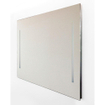 Nemo Spring Quadro spiegel 140x70cm met verticale LED verlichting met schakelaar onderaan SW403318