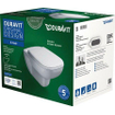 Duravit D-code pack wandcloset met softclose zitting wit SW104244