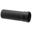 Burgerhout luchttoevoerbuis Ø80 l=1000mm PP zwart 2113388