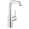 GROHE Essence New Wastafelkraan Opbouw - uitloop 12.7cm - L size - hoge draaibare uitloop - met trekwaste - EcoJoy - chroom 0442576