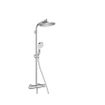 Hansgrohe Crometta S240 Vario Showerpipe douchesysteem thermostaat hoofddouche Crometta S 240 Rain douchearm lengte 350 mm Crometta Vario handdouche doucheslang chroom SW105935