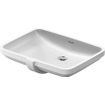 Duravit No.1 inbouwwastafel 55x40x16cm inbouw Hoogglans Wit SW723716