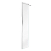 Saniclass Bellini inloopdouche zijwand 30x200cm 8mm excl profiel en stabilisatiestang anti kalk chroom SW373906