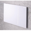 Geberit Sigma70 bedieningplaat, 2-toets spoeling frontbediening voor toilet 24x15.8cm wit OUTLET STORE22659