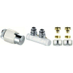 Honeywell Thera designset haaks links met 2 kopp.m24x16 coax wit SW100942