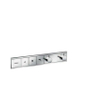 Hansgrohe RainSelect afbouwdeel voor inbouw douchekraan thermostatisch voor 3 functies 52.7x90cm chroom SW358779