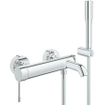GROHE Essence Badkraan met omstel en koppelingen met douchegarnituur Chroom SW656548