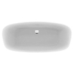 Ideal Standard Dea kunststof vrijstaand bad acryl ovaal 180x80cm met poten en overloop wit 0181211