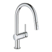 GROHE Minta Touch Keukenkraan - draaibare/uittrekbare uitloop - 2 straalsoorten - chroom SW225339