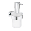 GROHE Essentials Cube Zeepdispenser - 160ml - met houder - wandmontage - chroom 0438176