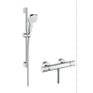Hansgrohe Croma Select E Doucheset - glijstangset - croma select e vario - handdouche 65cm - Ecostat Comfort douchekraan - thermostatisch - wit/chroom 0605337
