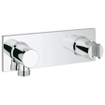 GROHE Grohtherm F afbouwdeel wandaansluitbocht met douchehouder verticaal of horizontaal chroom 0437910
