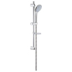GROHE Euphoria Glijstangset - 70cm - ronde handdouche - 1 straalsoort - met doucheslang - met zeepschaal - chroom SW29813