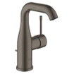 GROHE Essence New Wastafelkraan Opbouw - uitloop 11.4cm - M-size - hoge draaibare uitloop - waste - EcoJoy - brushed hard graphite SW97489