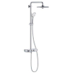 GROHE Euphoria smartcontrol Regendoucheset Opbouw- hoofddouche rond 26cm- 2 functies - handdouche rond - chroom SW209452
