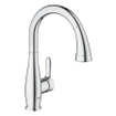 GROHE Parkfield Keukenkraan - draaibare/uittrekbare uitloop - 2 straalsoorten - chroom SW106003