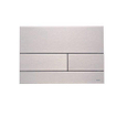 Tece Square II bedieningsplaat duospoeltechniek incl. inbouwraam metaal rvs geborsteld SW295879