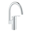 GROHE Eurosmart Keukenkraan - hoog - draaibare uitloop - chroom SW536486