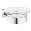 GROHE Essentials Cube Zeepschaal - met houder - wandmontage - chroom 0438174