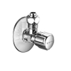Schell Comfort hoekstopkraan met koppeling 3/8x3/8klem chroom 1510004