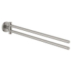 GROHE Essentials 2-lids handdoekhouder draaibaar 45cm supersteel OUTLETSTORE STORE35198