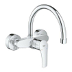 GROHE Eurosmart Keukenkraan - hoog - draaibare uitloop - inbouw - chroom SW536493