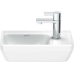 Duravit D-Neo Fonteinbak 40x22x14cm 1 kraangat rechthoek Keramiek Wit SW544121