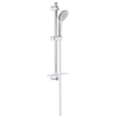 GROHE Euphoria 110 Champagne Glijstangset - 60cm - ronde handdouche - 3 straalsoorten - gladde doucheslang - met zeepschaal - chroom 0441971