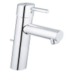 GROHE Concetto waterbesparende wastafelkraan medium met waste 28mm met temperatuurbegrenzer chroom 0442045