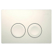 Geberit Delta25 bedieningsplaat - 2-toets spoeling - ronde knoppen - Alpien wit SW730486