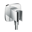 Hansgrohe Fixfit porter e handdouchehouder met muuraansluitbocht chroom GA44919