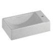 Geberit Diedro fontein bak links, kraangat rechts 40x23cm wit 0200043