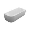 Go by Van Marcke D-Shape Design - halfvrijstaand bad - 180x80cm - hoek rechts - acryl - glans wit SW1009241