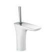 Hansgrohe PuraVida wastafelkraan met push open garnituur wit chroom 0451061