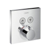 Hansgrohe ShowerSelect afbouwdeel voor inbouwkraan thermostatisch met omstel chroom OUTLETSTORE STORE35872