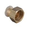 Geberit Mapress Vlakke koppeling met afdichtingsring koper 15 mm 3/4 bidr 7468248