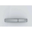 Geberit Sigma50 bedieningsplaat - 2-toets spoeling - vierkant - wit/glans chroom SW259166
