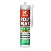 Griffon Poly max ms lijm afdichtingskit 290 ml. transparant GA55338