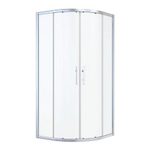 Nemo Start Profi douchecabine - 87x87x195cm - kwartrond - helder veiligheidsglas 5mm - chroom SW877735