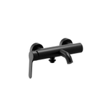 Nemo Nero badkraan - 25.3cm - opbouw - mengkraan - messing zwart mat SW656667