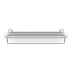 Nemo Start Lano handdoekrek met extra handdoekhouder messing wandmontage SW293884