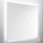 Nemo Spring Destra spiegel 80x60cm rechthoek met plexi LED gezandstraald antidamp SW418087