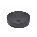 GO by Van Marcke waskom - 40x40x9cm - opbouw - rond - porselein mat antraciet SW1009755