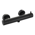 GO by Van Marcke douchekraan - 26.4cm - opbouw - thermostatisch - messing zwart mat SW856993