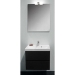 Nemo Go Roxanne set 60 cm meubel compleet anthraciet met onderbouw tablet spiegel en verlichting SW287933