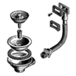 Nemo Skill plug met rooster met overloopverbinding voor spoeltafel met 1 bak 3 12 SW402504